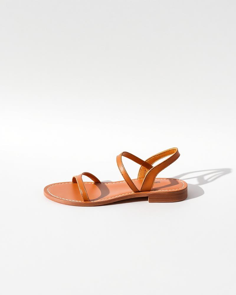 Italia Strappy Sandal — Tan